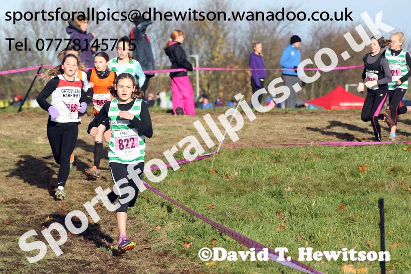 Girls under-13s Start Fitness HEHL, Aykley Heads, Durham. Photo: David T. Hewitson/Sports for All Pics